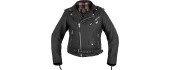 Men’s Leather Jacket W-TEC Brineo - Matte Black