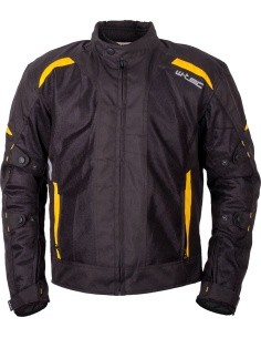 Men’s Summer Motorcycle Jacket W-TEC Tosheck - Black/Yellow