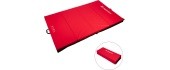 Folding Gymnastics Mat inSPORTline Quad fold 200 x 120 x 5 cm - Red