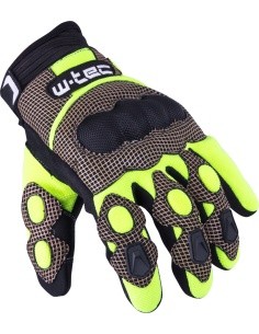 Motocross Gloves W-TEC Derex - Black/Yellow