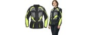 Naiste mootorratturi jope W-TEC Radana - Black, grey, green