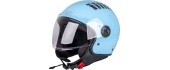 Open-Face Helmet W-TEC Baraldo Celeste