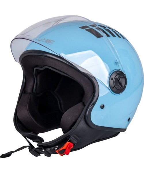 Open-Face Helmet W-TEC Baraldo Celeste