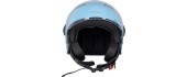 Open-Face Helmet W-TEC Baraldo Celeste