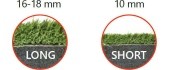 Artificial grass rubber mat – square
