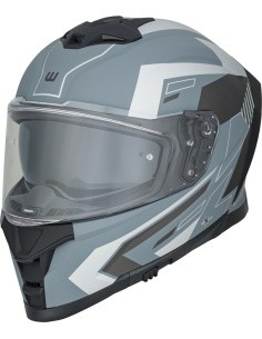 Motorcycle Helmet W-TEC Nexwor Graphic - Grey