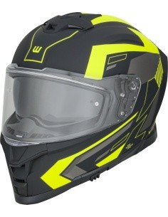Motorcycle Helmet W-TEC Nexwor Graphic - Fluo