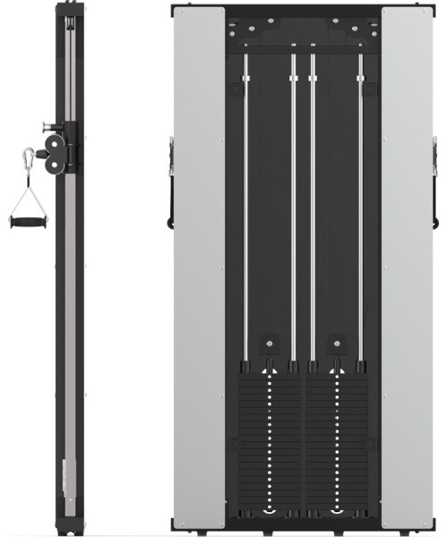 Seinale kinnitatav jõuraam inSPORTline Cable Column CC350 - Must
