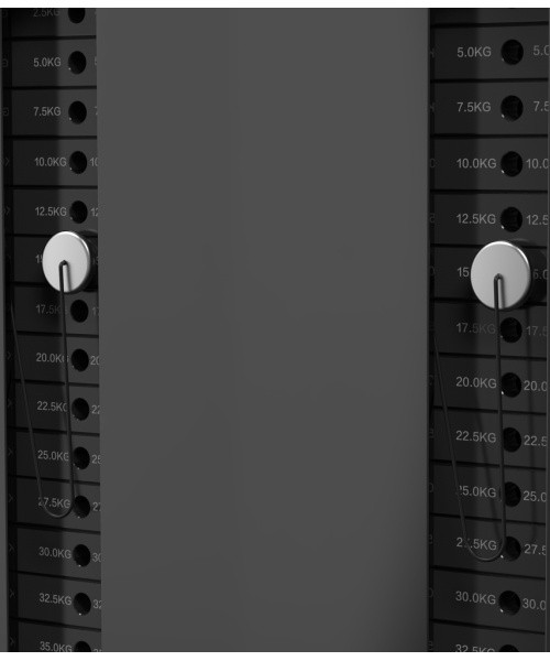 Seinale kinnitatav jõuraam inSPORTline Cable Column CC350 - Must