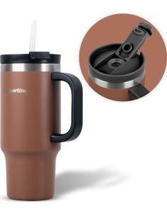 Termostops inSPORTline Natticino 470 ml - Kohvipruun