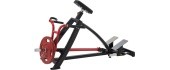 Standing Pull Down/Rowing Machine Steelflex Plateload Line PLSR - Black/Red