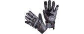 Nahast mootorrattakindad W-TEC Boldron - Black and grey
