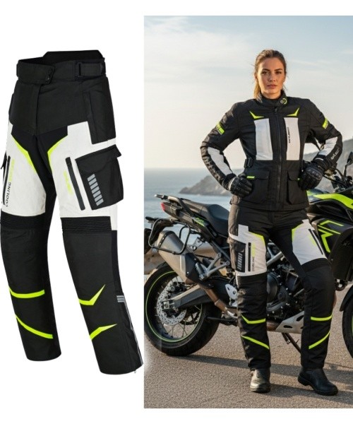 Women’s Motorcycle Pants W-TEC Warao Lady - Black/Blue