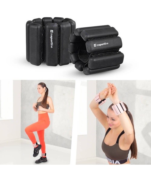 Pahkluu- ja randmeraskused inSPORTline Brace 2 x 1,5 kg - Beež