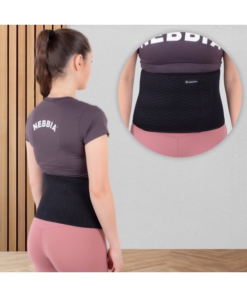 Neoprene Belt inSPORTline Waistrip - Black