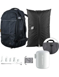 Travel Backpack inSPORTline Wingmate w/ Mini Pump & Vacuum Storage Bag