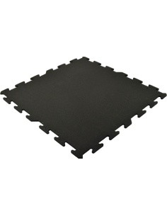 Kummimatt Puzzle must 99x99 cm