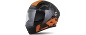 Motorcycle Helmet Cassida Orbit Multivers Matte Black/Orange/Gray/White