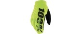Meeste jalgratta-/motokrossikindad 100% Brisker, fluorestseeruv kollane / must