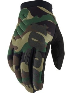 Meeste jalgratta- ja motokrossikindad 100% Brisker Camo/Black