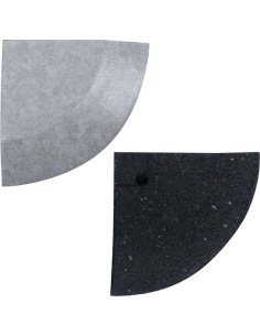 Corner Piece for Luxteko Waffle Floor Mats 2 cm – 1 Pc. - Mramor