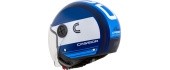 Motorcycle Helmet Cassida Handy Metropolis Blue/Dark Blue/White
