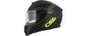 Motorcycle Helmet Cassida Integral GT 2.1 Flash Matte Black/Fluo Yellow/Dark Gray