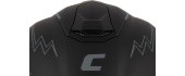 Mootorrattakiiver Cassida Integral GT 2.1 Flash mattmust / fluorestseeruv kollane / tumehall
