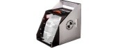 Mootorrattakiiver Cassida Integral GT 2.1 Flash mattmust / fluorestseeruv kollane / tumehall