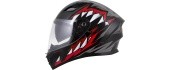 Motorcycle Helmet Cassida Orbit StriX Red/Gray/White/Black