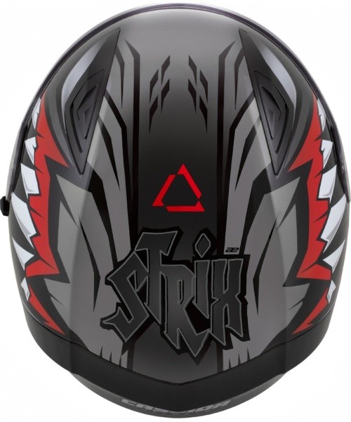 Motorcycle Helmet Cassida Orbit StriX Red/Gray/White/Black