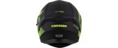 Mootorrattakiiver Cassida Orbit Grind mattmust / fluorestseeruv kollane