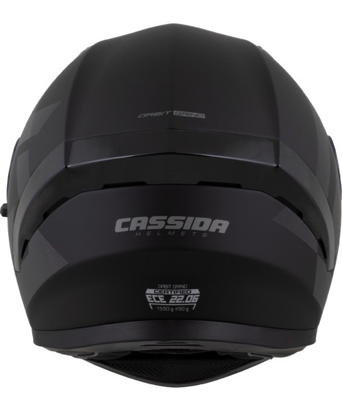 Motorcycle Helmet Cassida Orbit Grind Matte Black/Gray