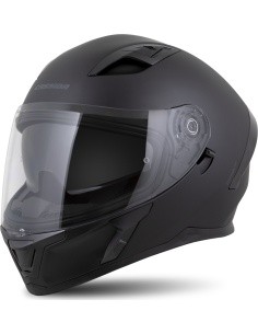 Mootorrattakiiver Cassida Orbit Solid mattmust/must
