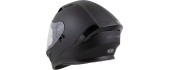 Mootorrattakiiver Cassida Orbit Solid mattmust/must