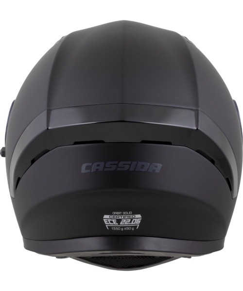 Motorcycle Helmet Cassida Orbit Solid Matte Black/Black