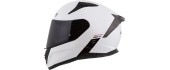 Motorcycle Helmet Cassida Aero Solid White/Black
