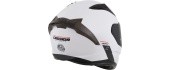 Mootorrattakiiver Cassida Aero Solid valge/must
