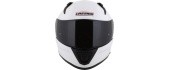 Mootorrattakiiver Cassida Aero Solid valge/must