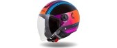 Motorcycle Helmet Cassida Handy Metropolis Black/Teal/Gradient