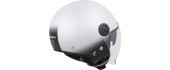 Mootorrattakiiver Cassida Handy Plus valge/must