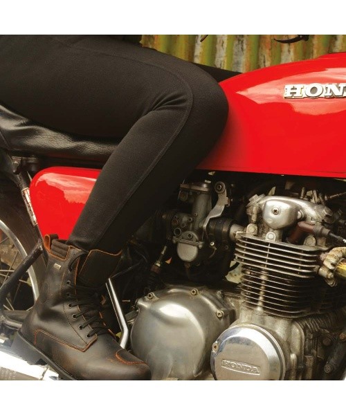 Long Women’s Motorcycle Leggings Oxford Super 2.0 Black