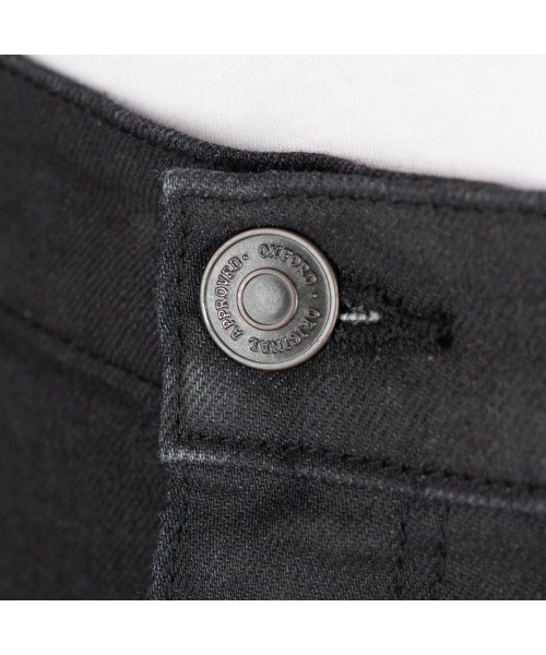 Men’s Motorcycle Jeans Oxford Original Approved CE Regular Fit Black