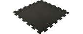 Rubber Tile Base Premium - Puzzle, Black