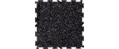 Rubber Tile Slice - Puzzle, Black/White dots, Mosaic EPDM