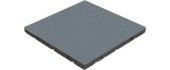 Rubber Tile Base Standard - Square, Grey