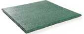 Rubber Tile Base Premium - Square, Green