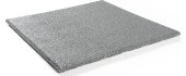 Rubber Tile Base Premium - Square, Grey