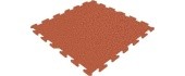 Rubber Tile Base Standard - Puzzle, Red
