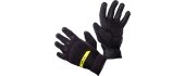 Mootorratturi kindad W-TEC Binetto - Must-fluo